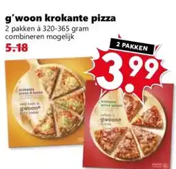 Coop g'woon krokante pizza aanbieding