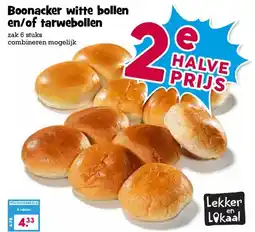 Boon`s Markt Boonacker witte bollen en/of tarwebollen aanbieding