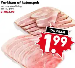 Coop Yorkham of katenspek aanbieding