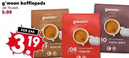 Coop g'woon koffiepads aanbieding
