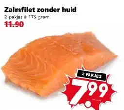 Coop Zalmfilet zonder huid aanbieding