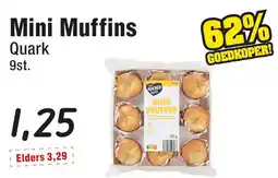 Budget Food Mini Muffins Quark aanbieding