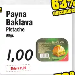 Budget Food Payna Baklava Pistache aanbieding