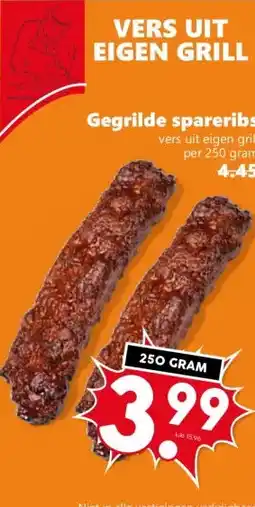 Coop Gegrilde spareribs aanbieding
