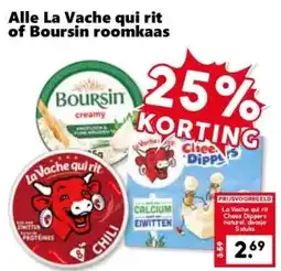 Coop Alle La Vache qui rit of Boursin roomkaas aanbieding