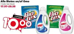 Coop Alle Biotex en/of Omo aanbieding