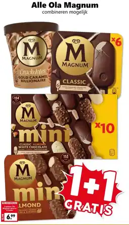 Coop Alle Ola Magnum combineren mogelijk aanbieding