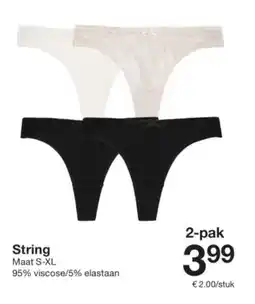 Zeeman String aanbieding