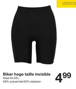 Zeeman Biker hoge taille invisible aanbieding