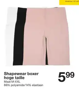 Zeeman Shapewear boxer hoge taille aanbieding