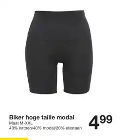 Zeeman Biker hoge taille modal aanbieding