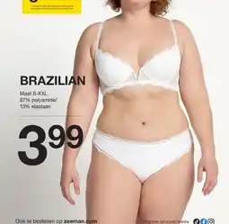 Zeeman Brazilian aanbieding