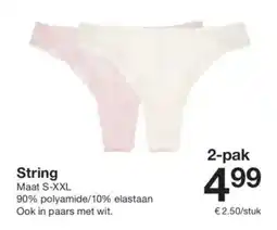 Zeeman String aanbieding