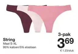 Zeeman String aanbieding