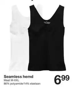 Zeeman Seamless hemd aanbieding