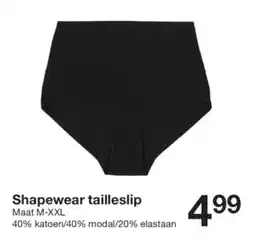 Zeeman Shapewear tailleslip aanbieding