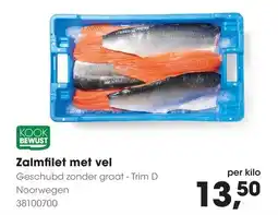 HANOS Zalmfilet met vel aanbieding