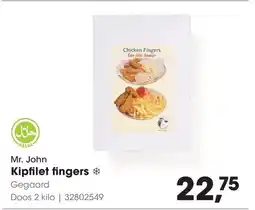 HANOS Mr. John Kipfilet fingers aanbieding