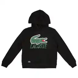 Foot Locker Lacoste Motion Hoodies Kinder - Zwart - Maat 122 - 130 CM - Katoen French Terry aanbieding