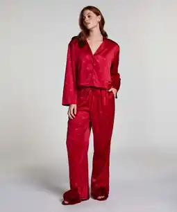 Hunkemoller Hunkemöller Broek Satijn Rood aanbieding