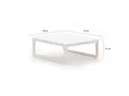 Kees Smit Bellagio Bertinoro lounge tuintafel 70x70x27cm aanbieding
