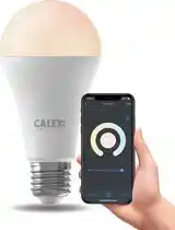 Bol.com Calex Slimme - Wifi LED Lamp - E27 Smart Lichtbron - Dimbaar - Wit licht / Warm Wit licht - 14W aanbieding