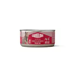 Zooplus Voordeelpakket 12x 100g Carnilove Cat Paté Kalkoen & Rendier nat kattenvoer aanbieding
