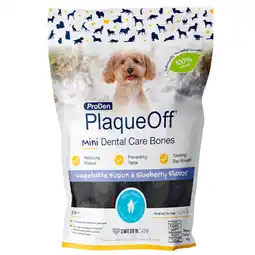 Zooplus ProDen PlaqueOff Dental Care Botten - Groenten & Bosbessen Mini (340 g) aanbieding