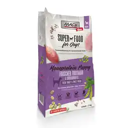 Zooplus 3kg MAC's DOG Mono Puppy Kalkoen droogvoer voor honden aanbieding