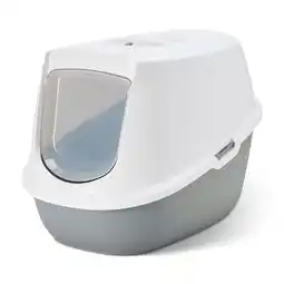 Zooplus Savic kattenbak Robin lichtgrijs/wit aanbieding