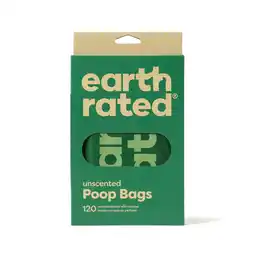 Zooplus Earth Rated 120 Easy-Tie Handle Zakken Geurloos Hond aanbieding