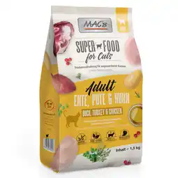 Zooplus MAC's Superfood for Cats Adult Eend, Kalkoen & Kip Kattenvoer - 1,5 kg aanbieding