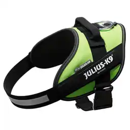 Zooplus Julius-K9 IDC -Powertuigje - Neon groen - Grootte M: borstomvang 58 - 76 cm aanbieding