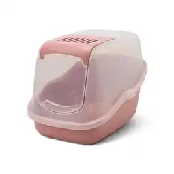 Zooplus Savic kattenbak Nestor, transparant asroze/transparant aanbieding