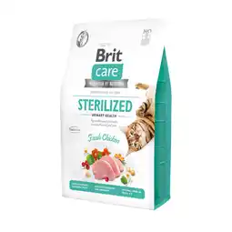 Zooplus Dubbelpak: 2x 2kg Brit Care Grainfree Sterilized Urinary met kip droog kattenvoer aanbieding