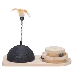 Zooplus Designed by Lotte Houten Speeltoren & Krabbal Maia 50x24,5x38cm Kat aanbieding