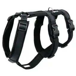 Zooplus Petlando Mesh veiligheidsharnas, zwart maat L 62-86cm borstomtrek voor honden aanbieding
