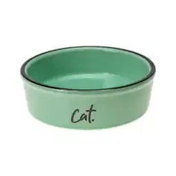 Zooplus Karlie keramische kattenbak, groen 200ml Ø12cm aanbieding