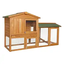 Zooplus Lionto konijnenhok NatureYard 147x52x85cm kleine dieren aanbieding