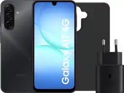 Coolblue Samsung Galaxy A17 128GB Zwart 4G + Accessoirepakket aanbieding
