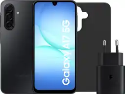 Coolblue Samsung Galaxy A17 128GB Zwart 5G + Accessoirepakket aanbieding