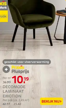 Praxis Decomode laminaat emotion aanbieding