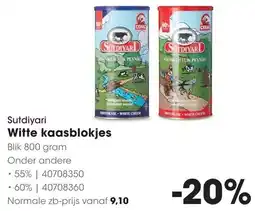 HANOS Sutdiyari Witte kaasblokjes aanbieding