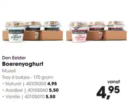 HANOS Den Eelder Boerenyoghurt aanbieding