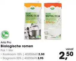 HANOS Arla Pro Biologische romen aanbieding