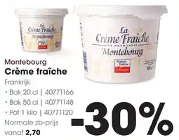 HANOS Montebourg Crème fraîche aanbieding