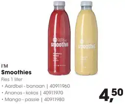 HANOS I'M Smoothies aanbieding