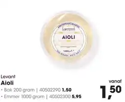 HANOS Levant Aioli aanbieding