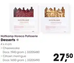 HANOS Holtkamp Horeca Patisserie Desserts aanbieding