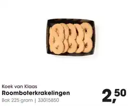 HANOS Koek van Klaas Roomboterkrakelingen aanbieding